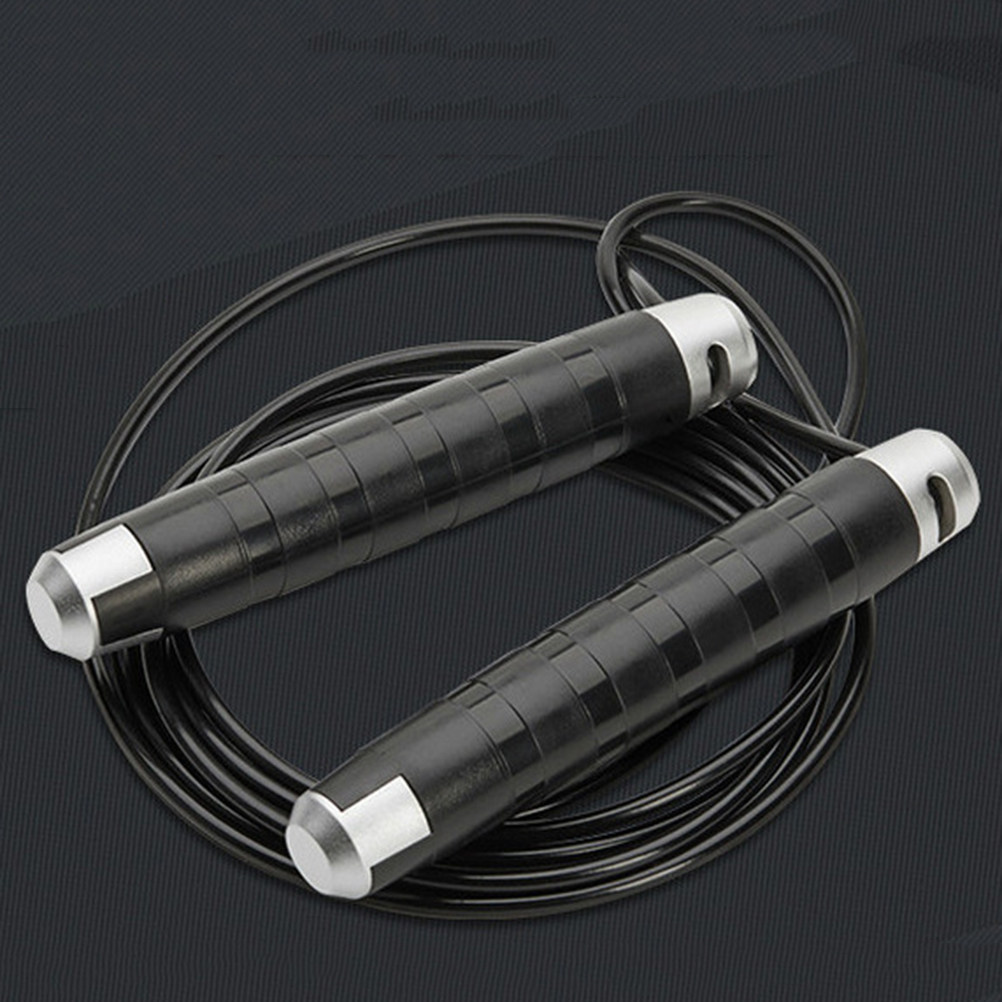 Jump Rope Speed Bearing - Corda per Saltare in Acciaio Nero