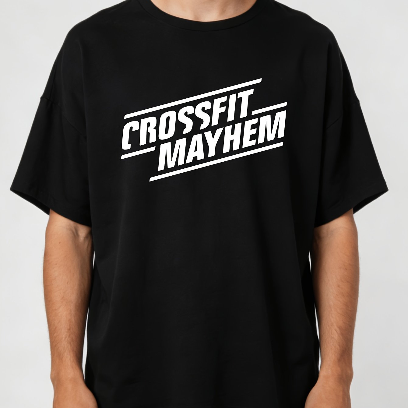 Crossfit Mayhem - T-shirt da uomo Crossfit Mayhem Pattern