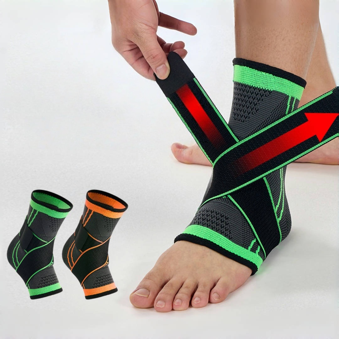 Ankle Mobility Band - Supporto Elastico per Caviglia con Cinturino,