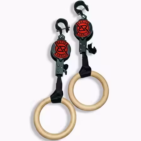 Gymnastic Ring Wood - Anelli fitness in betulla Attrezzatura per