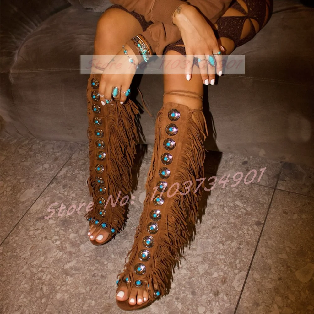 Crossfit Lady - Nappe Open Toe Gems Sandali alti
