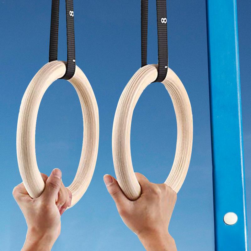 Gymnastic Ring Wood - Anelli da ginnastica in legno di