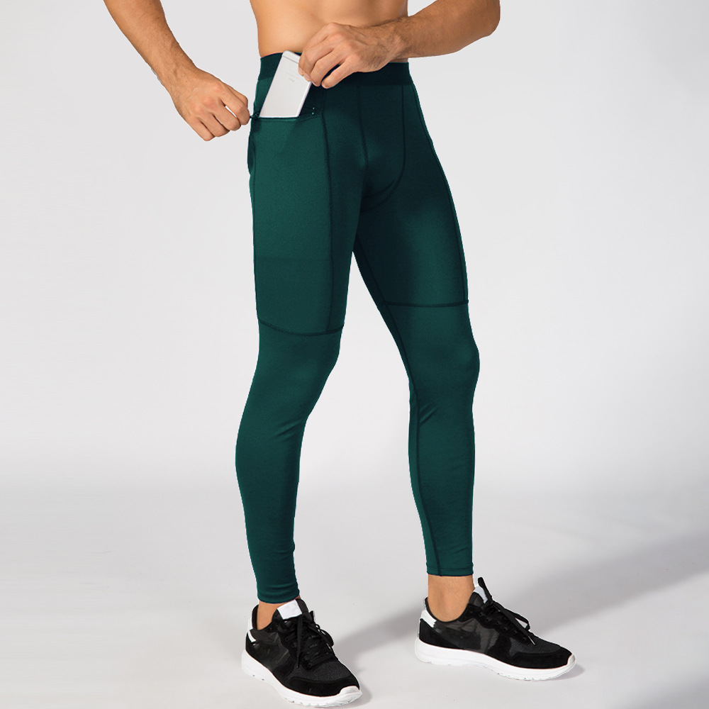 Crossfit Ga - Collant da corsa da uomo Pantaloni