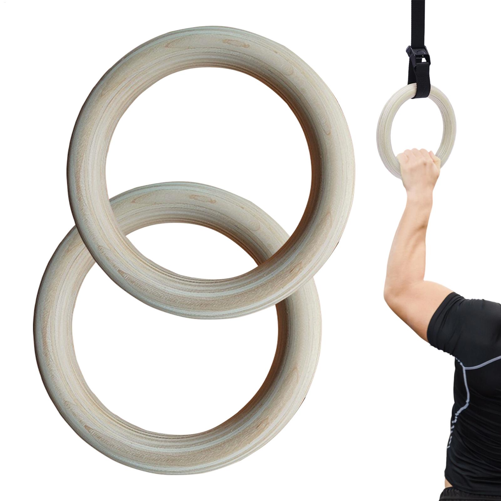 2 pezzi/paia anelli da ginnast - Gymnastic Ring Wood recensione e prezzo