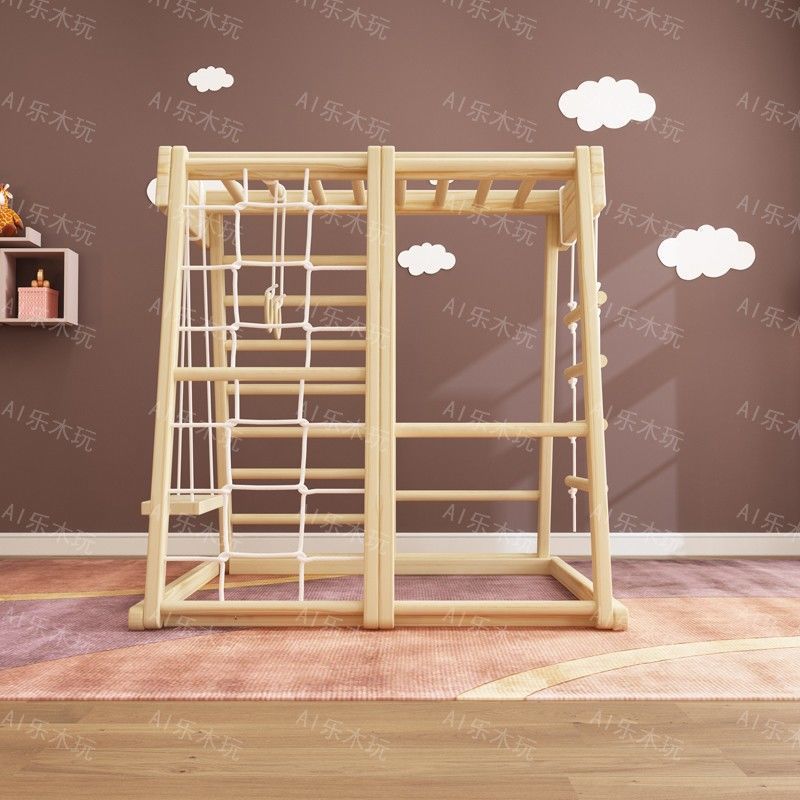 Parco giochi per interni Monte - Gymnastic Ring Wood recensione e prezzo