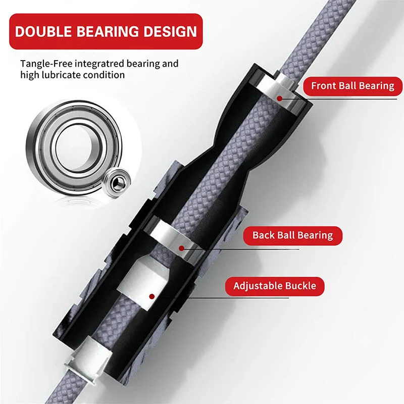 Corda da corsa ultraleggera pe - Jump Rope Speed Bearing recensione e prezzo