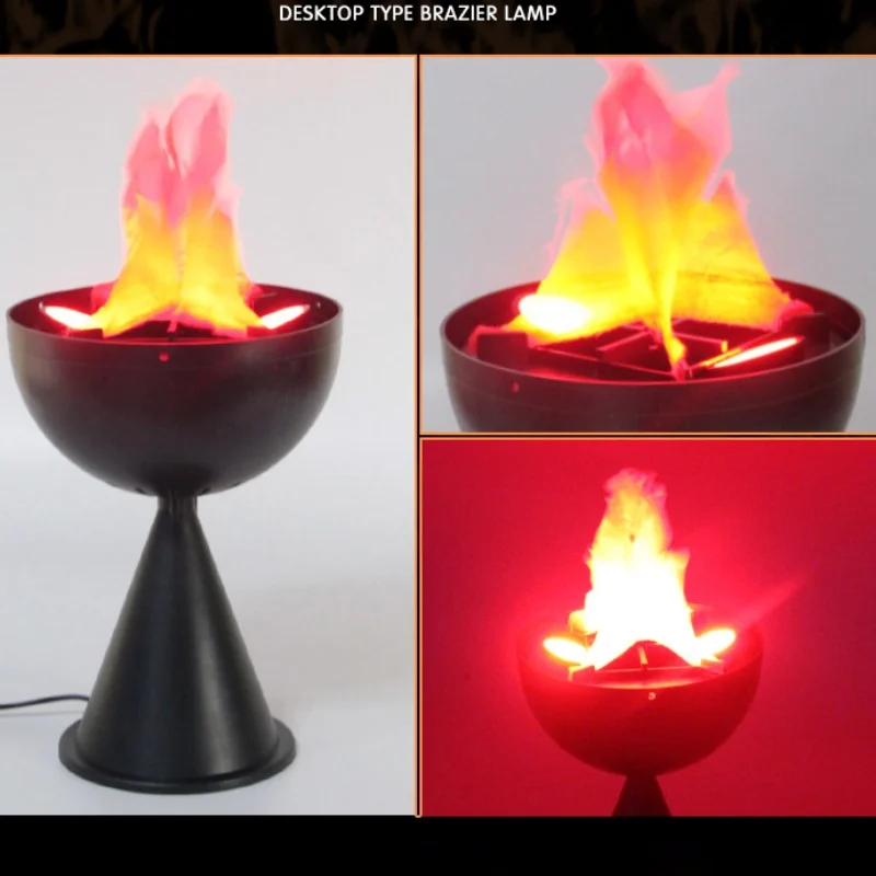 Lampada 3D con Fiamma Finta, S - Head Racket Boom recensione e prezzo
