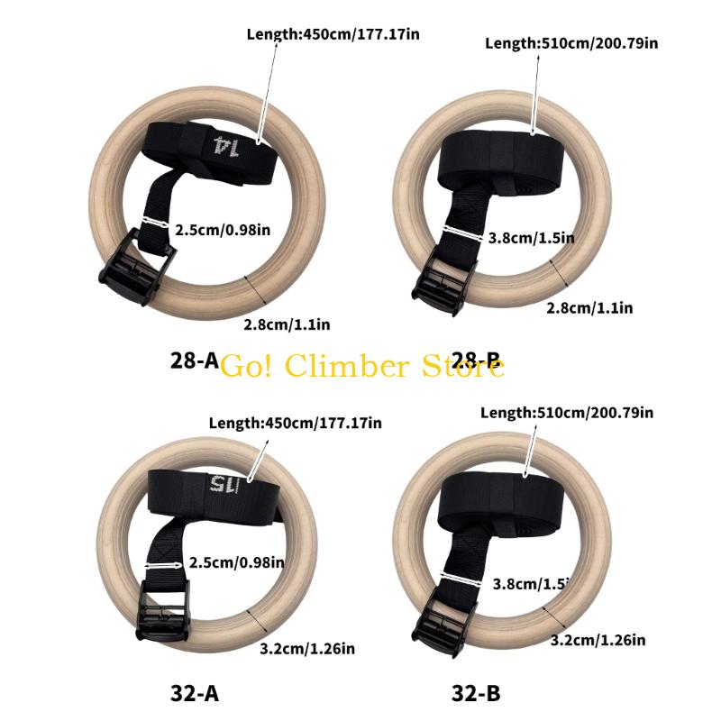 Q84C Anelli da ginnastica rego - Gymnastic Ring Wood recensione e prezzo