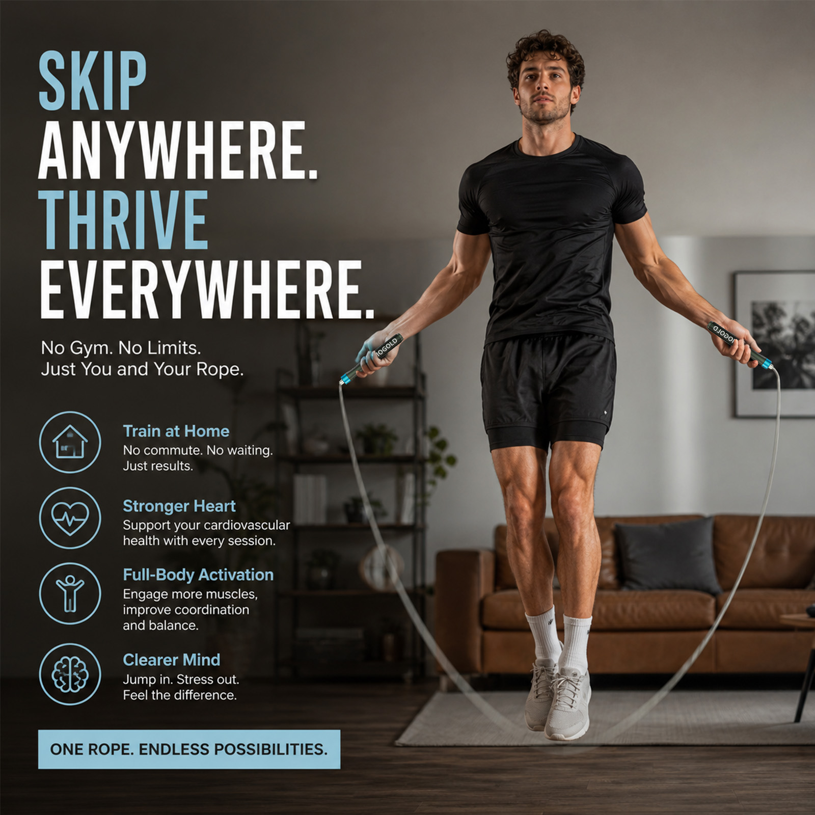 MOGOLD Corda per saltare profe - Jump Rope Speed Bearing recensione e prezzo