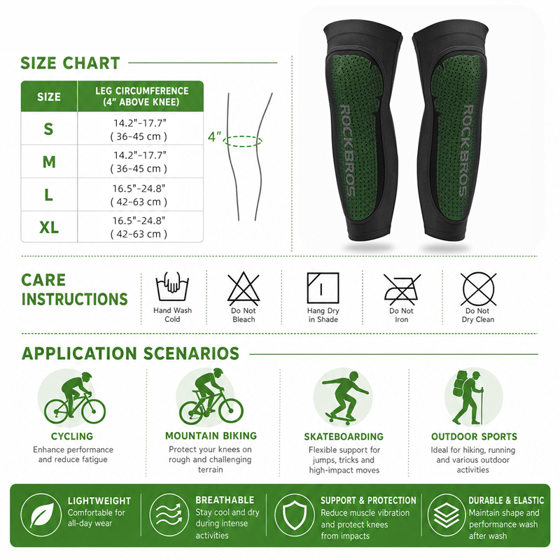 ROCKBROS Sport Leg warm MTB ci - Knee Sleeve Pair recensione e prezzo