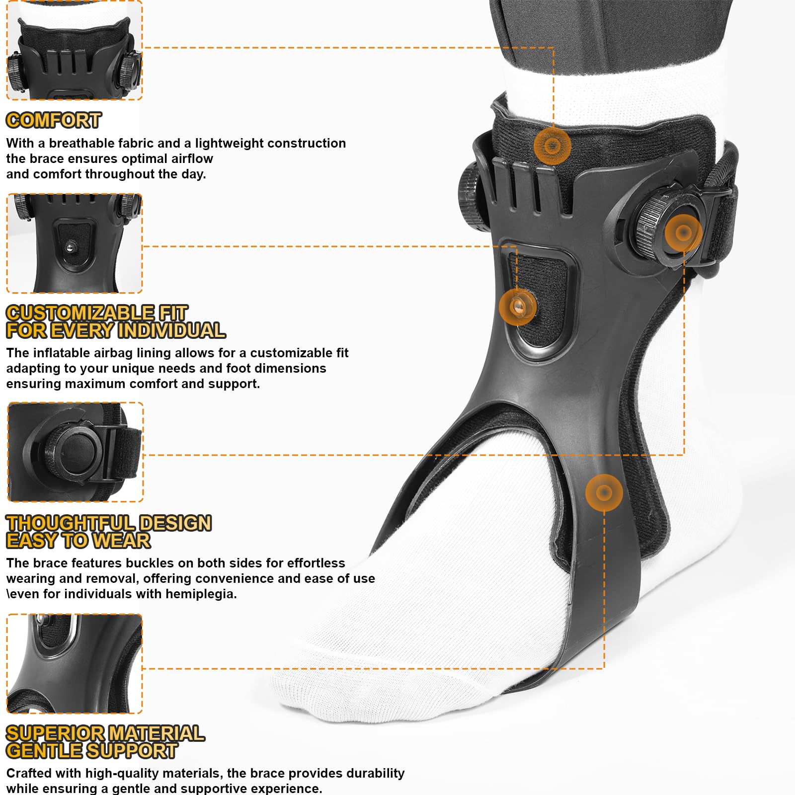 Ortesi AFO per piede cadente,  - Ankle Mobility Band recensione e prezzo