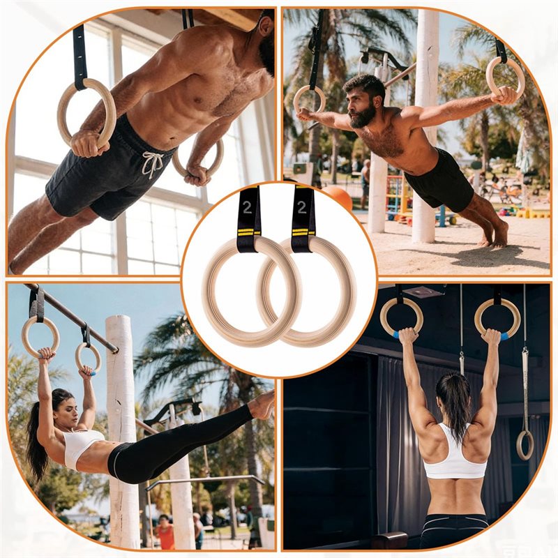 Anelli da Ginnastica in Legno  - Gymnastic Ring Wood recensione e prezzo