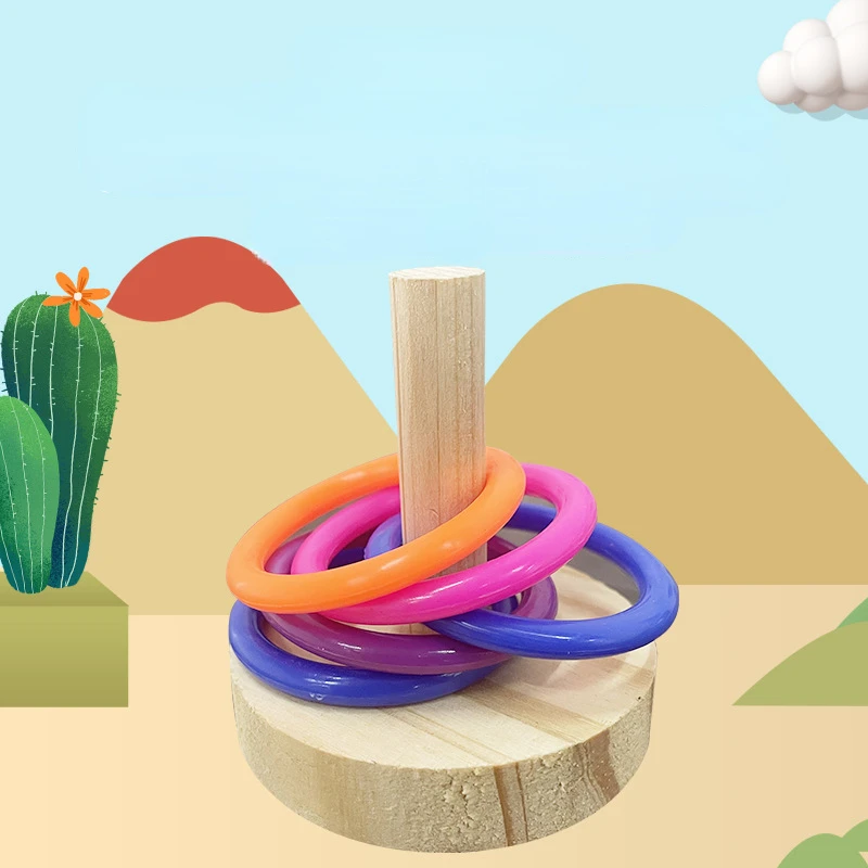 Giocattolo interattivo in legn - Gymnastic Ring Wood recensione e prezzo