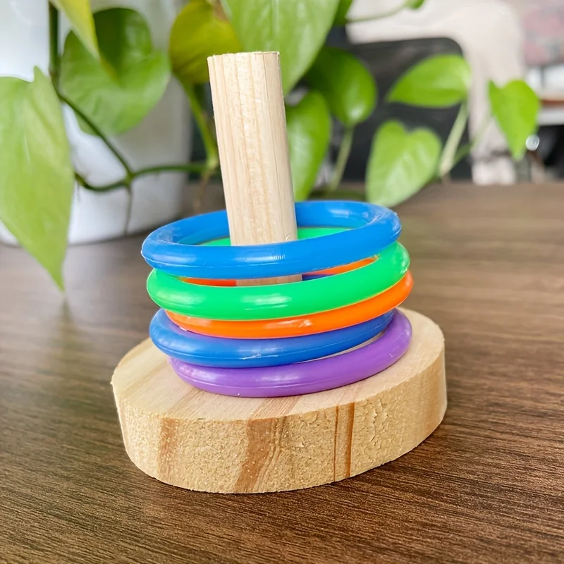 Giocattolo interattivo in legn - Gymnastic Ring Wood recensione e prezzo