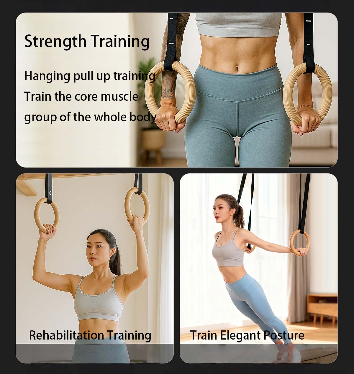 Anelli per ginnastica in legno - Gymnastic Ring Wood recensione e prezzo